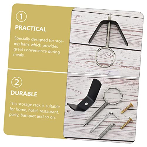 Doitool 1 Set Assembly Hams Self Professional Diy Restaurant Iron Metal Hotel Household For Stable Italian Spanish Storage And Spain The Prosciutto Practical Rack Original Ham #TOP7