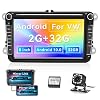 Android Autoradio voor VW 2G+32G GPS Navigatie CAMECHO 8 ”Capacitieve Touchscreen Bluetooth Auto Stereo Speler WIFI FM…