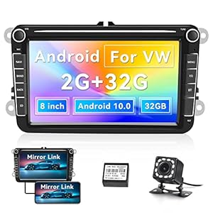 Android Autoradio voor VW 2G+32G GPS Navigatie CAMECHO 8 ”Capacitieve Touchscreen Bluetooth Auto Stereo Speler WIFI FM…