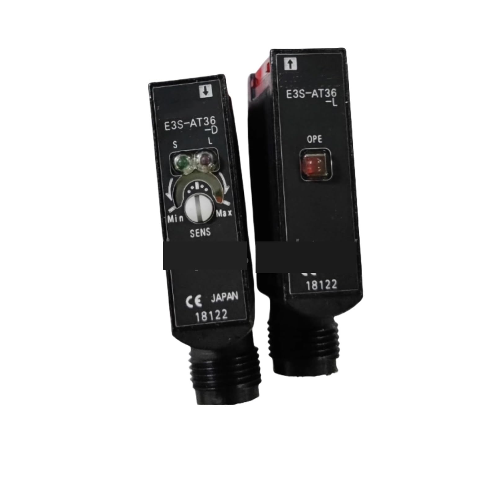 Capteur photoélectrique E3S-AT36 avec composants E3S-AT36-D et L