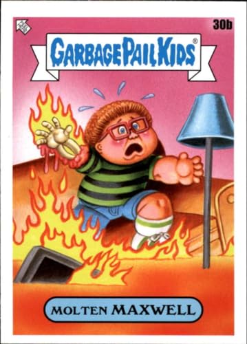 2024 Topps Garbage Pail Kids: Kids At Play 30b Molten Maxwell Official GPK Sticker Trading Card