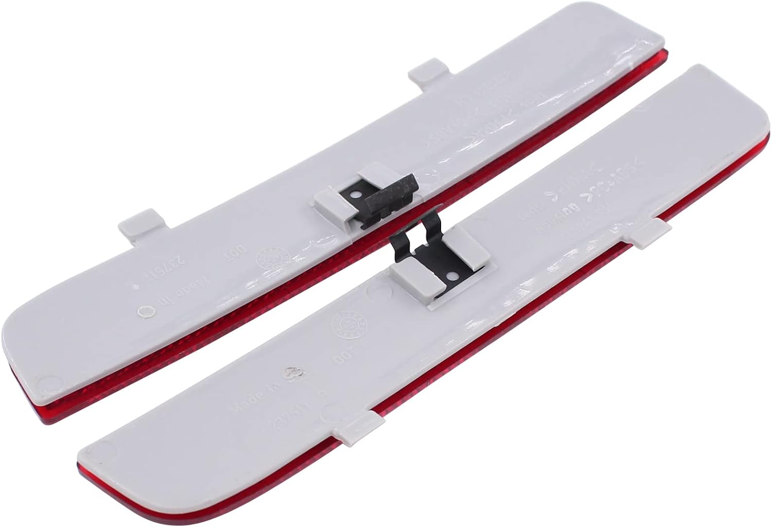 NewYall Left and Right Rear Bumper Red Reflector for Land Rover LR2 2008-2012 Range Rover 2003-2012 LR006349 LR006348