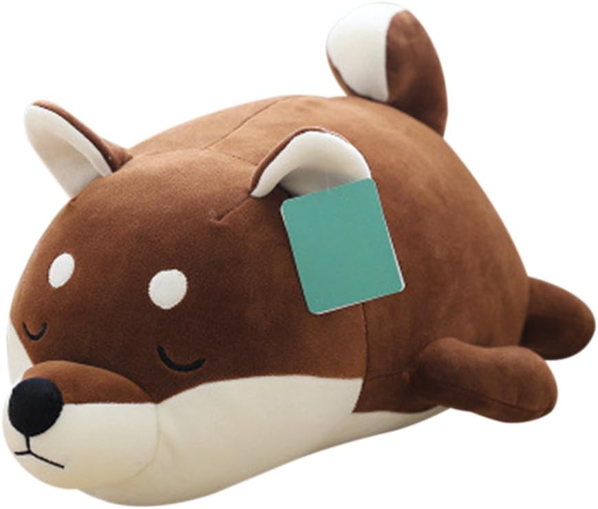 sunyou Soft Puppy Stuffed Animal, Comfortable Plush Doll Pillow Stuffed Toy, Gift for Kids / Friends (9") (Brown, Small)