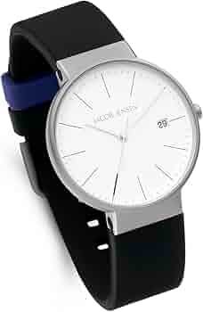 ヤコブイェンセン　時計　シルバー　ブラック　黒　モノトーン ヤコブ・イェンセン 腕時計 メンズ 842 ブラック - 腕時計の通販なら