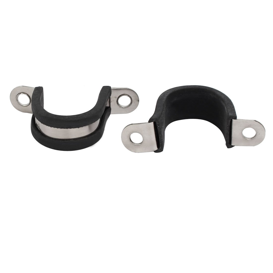 Sourcing Map 8x U-Schlauchklemme 38 Mm – 304 Edelstahl Mit Gummifütterung, Für Rohre, Schläuche & Kabel