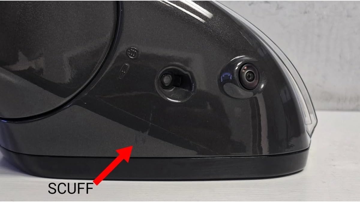 Replacement for Nice! 2020-2023 for Lincoln Aviator Driver Left Mirror CAMERA CHROME CAVIAR