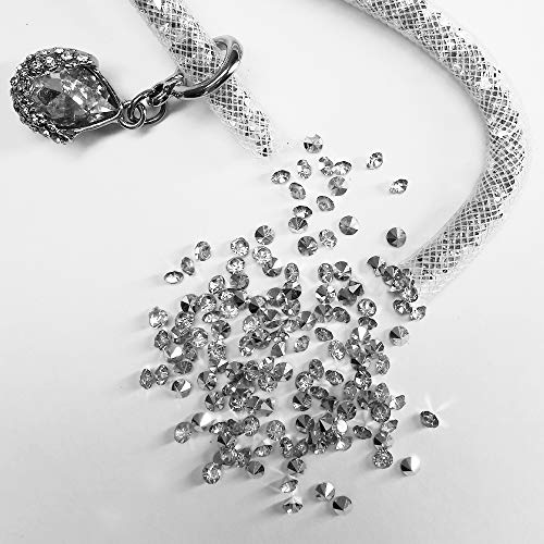 Rayhoo Crystal Car Key Chains For Ladies Women Key Fob, Key Chain Ring Strap Fit Bmw Honda Audi Lexus Ford Vw Mercedes Benz Nissan Cadillac Maserati Volvo Toyota Ect. (Silver) #TOP4