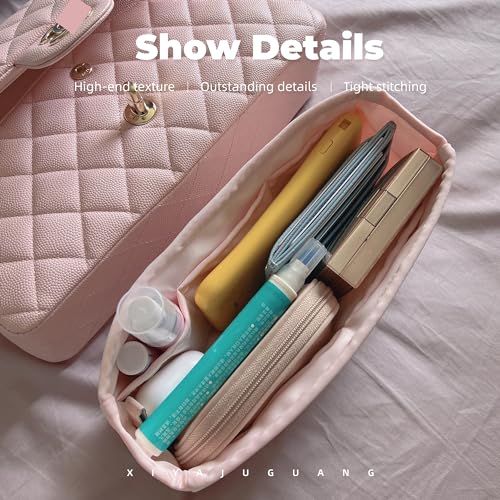 XYJG Silk Purse Organizer Insert Fits Chanel CF (Medium 25, Pink) by XYJG - Used condition - Image 7