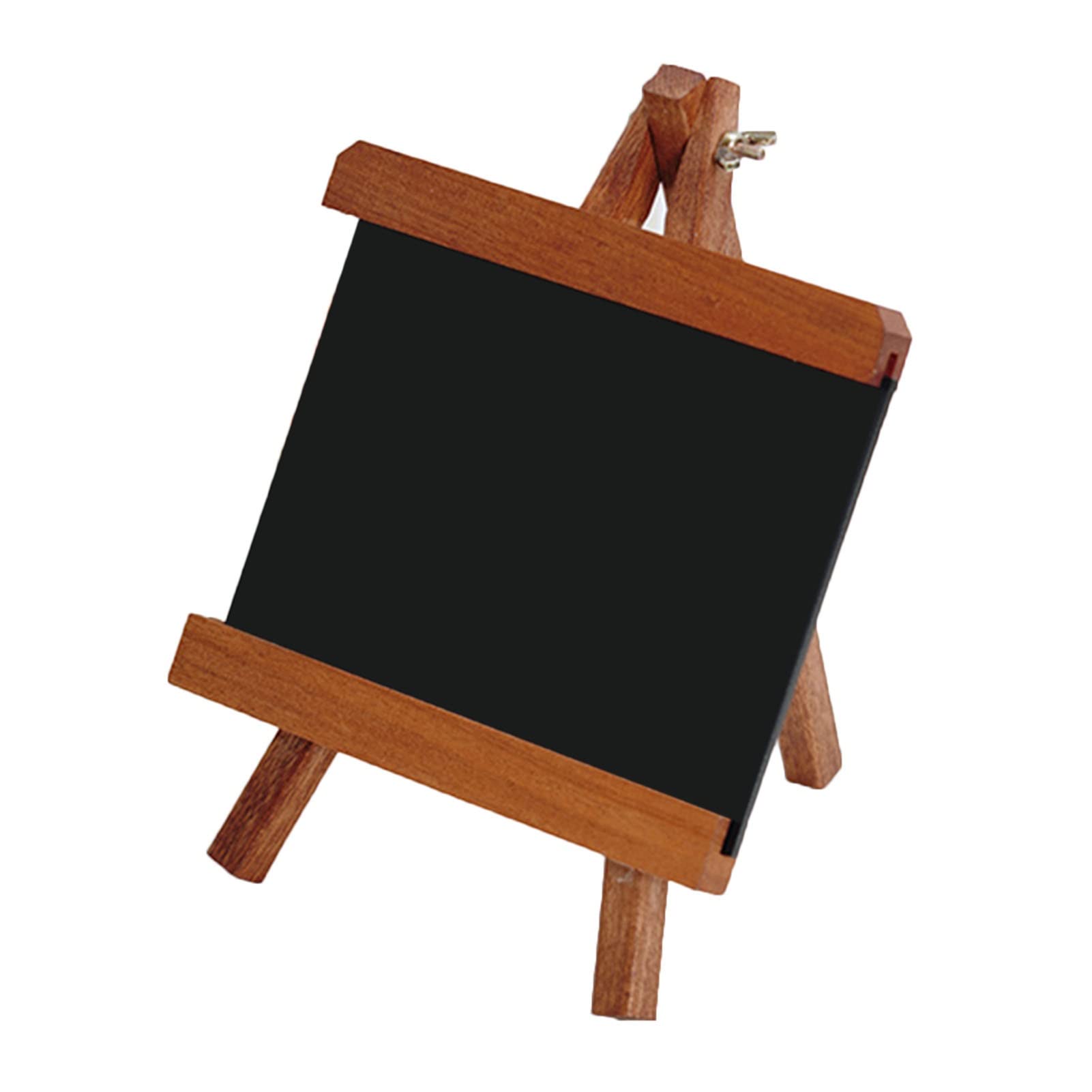 Cartel De Pizarra De Mesa con Trípode De Madera, Acrílico Negro Tablero De Mensajes para La Boda del Partido Eventos Buffet Restaurante Cafe Boutique