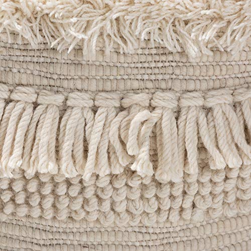Baxton Studio Ottomans, One Size, Beige #TOP2