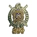 Omega Psi Phi 3D Color Shield w Letters Pins