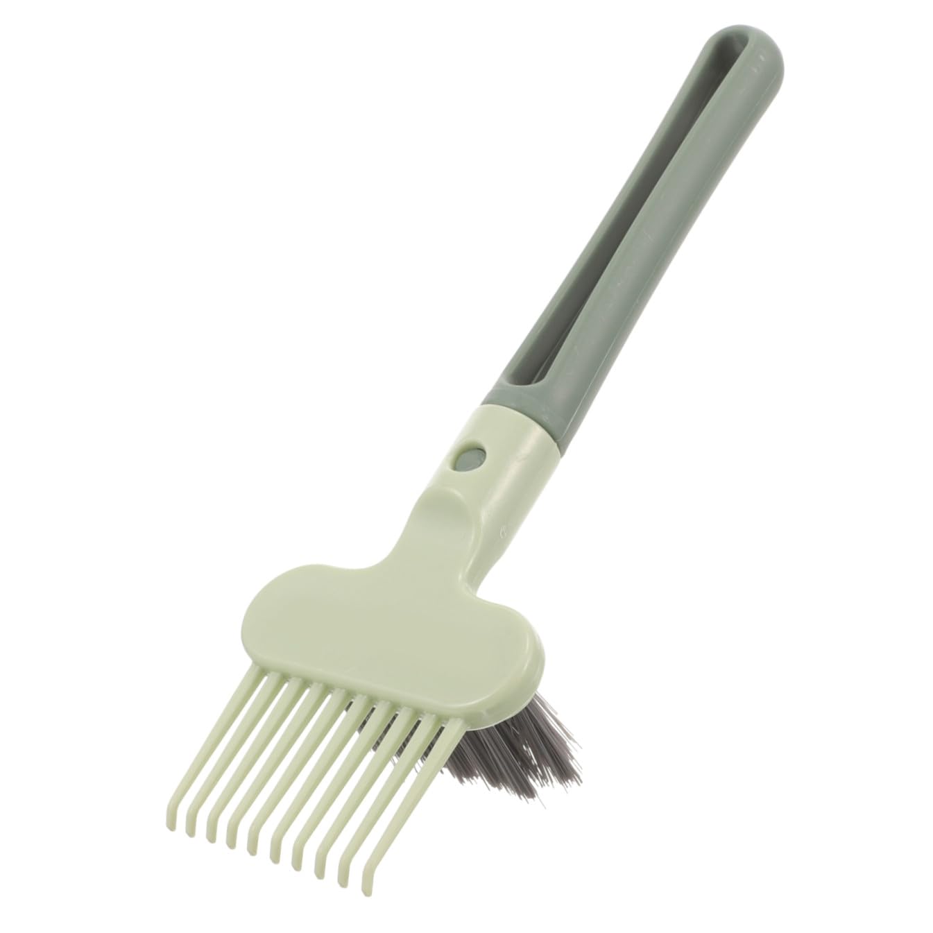 FRCOLOR Portable Hair Cleaning Brush Compact Comb Cleaner for Effortless Cleaning of Hair Brushes and Combs Lightweight and Ergonomic Design for Travel and Outdoor Use