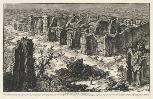 Poster Piranesi thermes antoniniens habillage grand mur vide