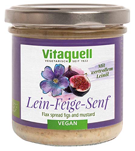 Vitaquell Leinölaufstrich Feige-Senf Bio,130 g Cover