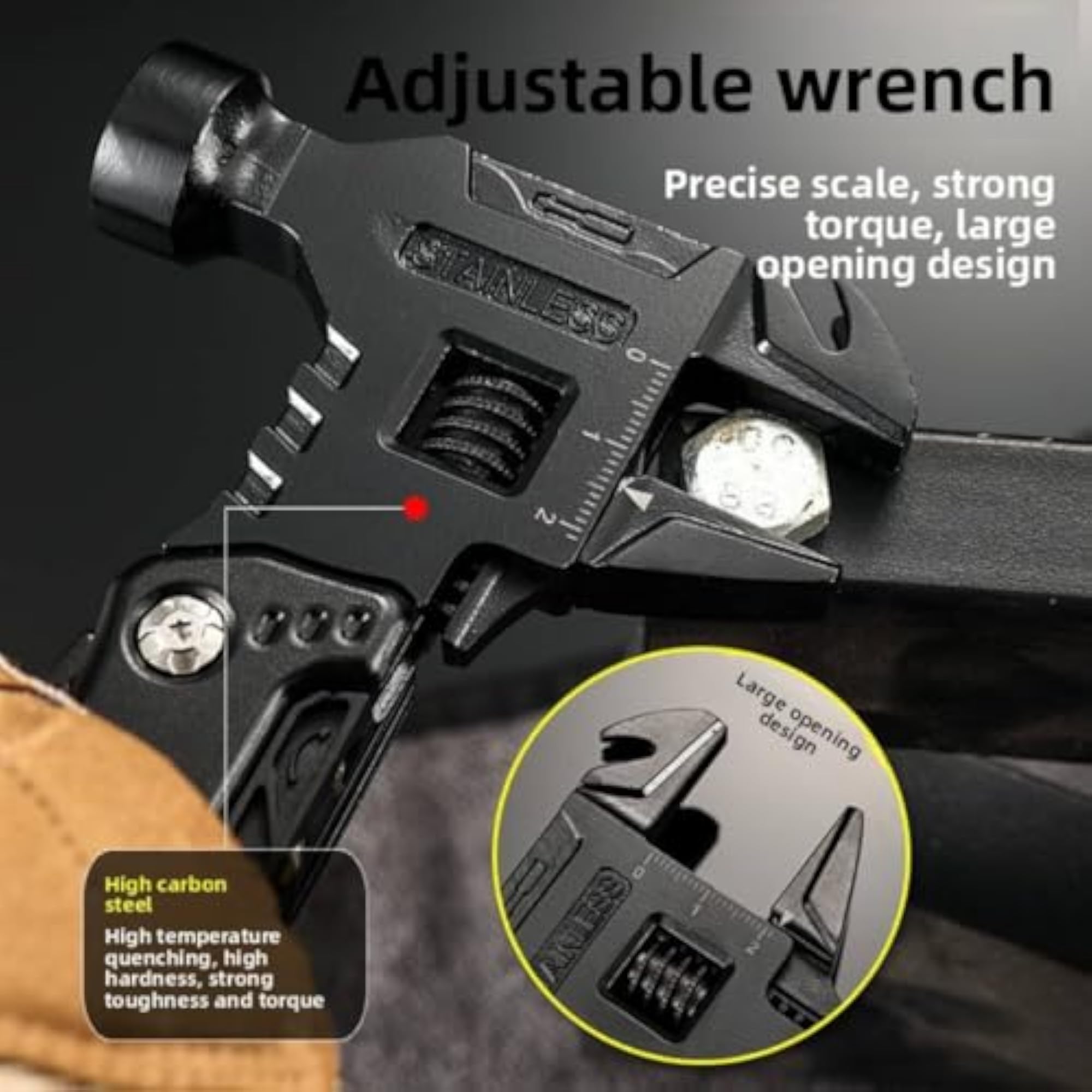 Tool Camping Accessories 16 in 1 Survival Gear, Unique Gadgets