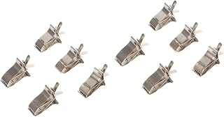 minkissy 10 Peças Pinças De Comida Acessórios De Gaiola De Periquito Acessórios De Gaiola De Periquito Acessórios De Pássaros Clipe De Comida De Pássaros Clipe De Alimentador De Gaiola De