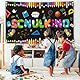 Tourima Einschulung Banner Deko, Schulanfang Dekoration, Hintergrund Banner für Kinder, 160×100cm