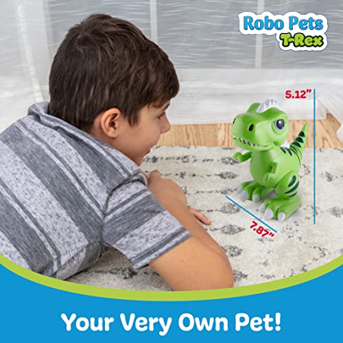 Power Your Fun 8322A Robo Pets T-Rex Dinosaur Toy For Boys And Girls - Remote Control Robot thumb #5