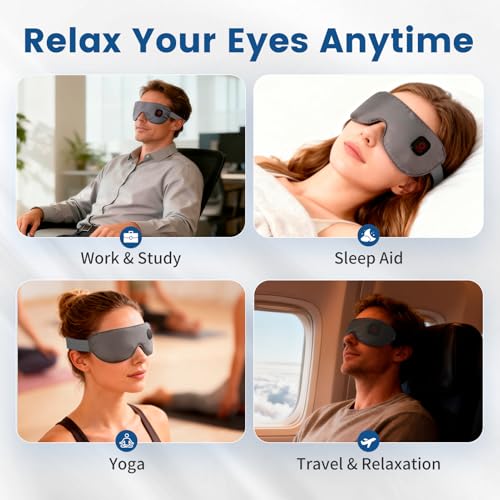 zinpaza Cordless Heated Mask for Dry Eyes - Image 4