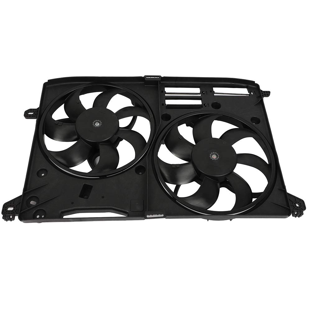 ANAPRT 621-536 623320 Dual Radiator Condenser Cooling Fan Fit for 2013-2018 for Ford for Fusion