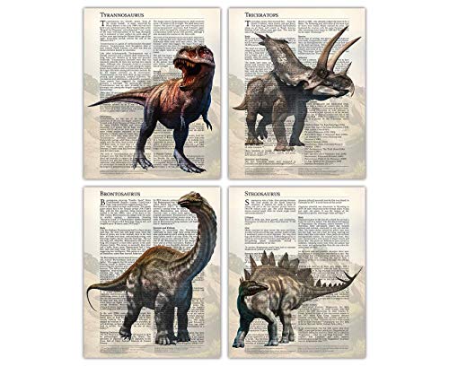 Dinosaur Wall Poster Set
