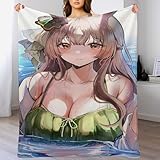 ウマ娘 水着 毛布 ミニブランケット プリント マイクロフリース 通年対応 抗菌加工 防ダニ仕様 洗濯可能 軽快・静電気ケア ふんわり質感 キッズから大人まで対応 125cm×150cm 57252326-59