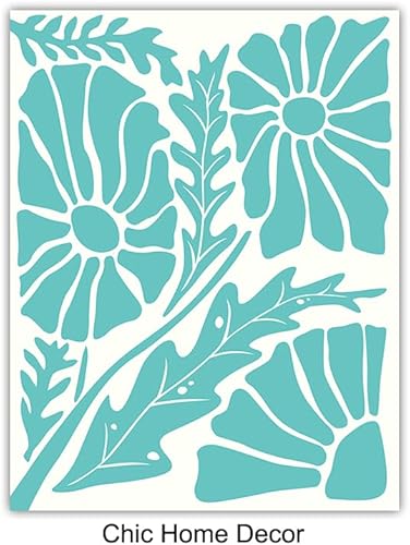 Miniatura 8 de Teal Green Teal Wall Decor - Teal Wall Art - Boho-chic Boho Wall Art - Light Teal Living room Decor - Teal Blue Kitchen Bedroom Dining room Home