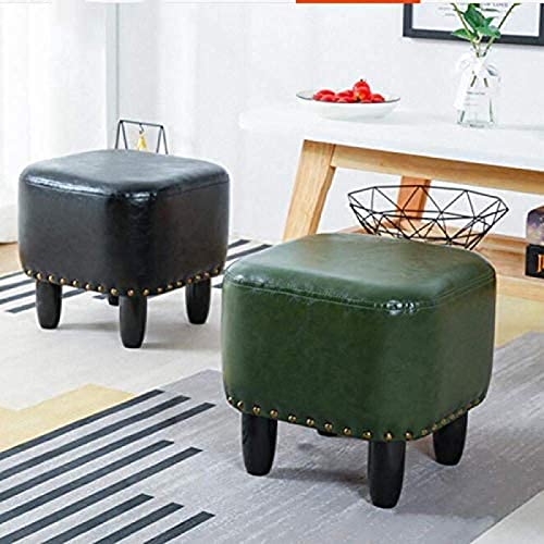 Pouf en cuir synthétique blanc pour vos moments de sérénité - 3