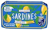 Sea Tales Sardines With Lemon in Olive Oil, 120 GR