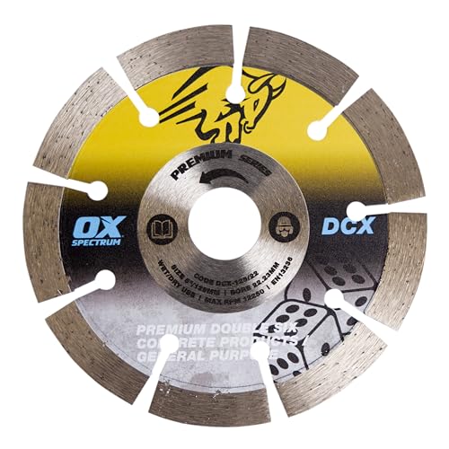 OX Spectrum Premium Double Six Diamond Blade - GP - 125/22.23mm