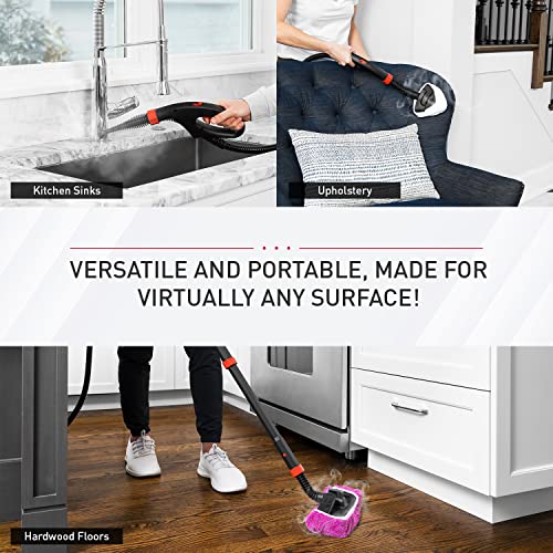 Ladybug® 2350 Steam Cleaner Vapor System, Heavy Duty Floor Cleaner For Home And Commercial Use, Cleaning That Kills Bacteria, Viruses & Fungi With Multi-Purpose Cleaning Accessory Set #TOP2
