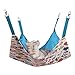 Cat Hammocks Bed Use with Cage or Chair, Reversible 2 Sides Small Pet Hammock for Kitten, Ferret,Bunny, Rabbit, Rat Hammock Comfortable Pet Hanging Bed, Soft Sleepy Pad, Sleeping and Resting Hammocks