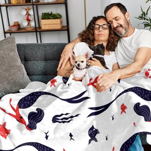 Couverture polaire sirène de qualité supérieure en microfibre douce - 7