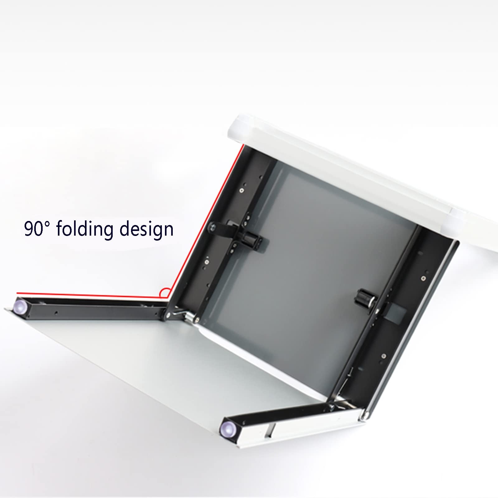 Silla Plegable Taburete Plegable de aleación de Aluminio, Taburete Ultrafino para Porche montado en la Pared para el hogar, Muebles de baño