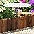 GHWIE Garden Edging Border Garden Fence Wood Fence Border for Yard Patio Path Edging Decorative Landscape Edging Flower Bed Fence,7.87'' H x 48'' L(1 Pack)