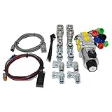 Summit Hydraulics Hydraulic Multiplier Selector Valve Kit w/Switch, Couplers & Fittings, #10 SAE Ports, 30 GPM