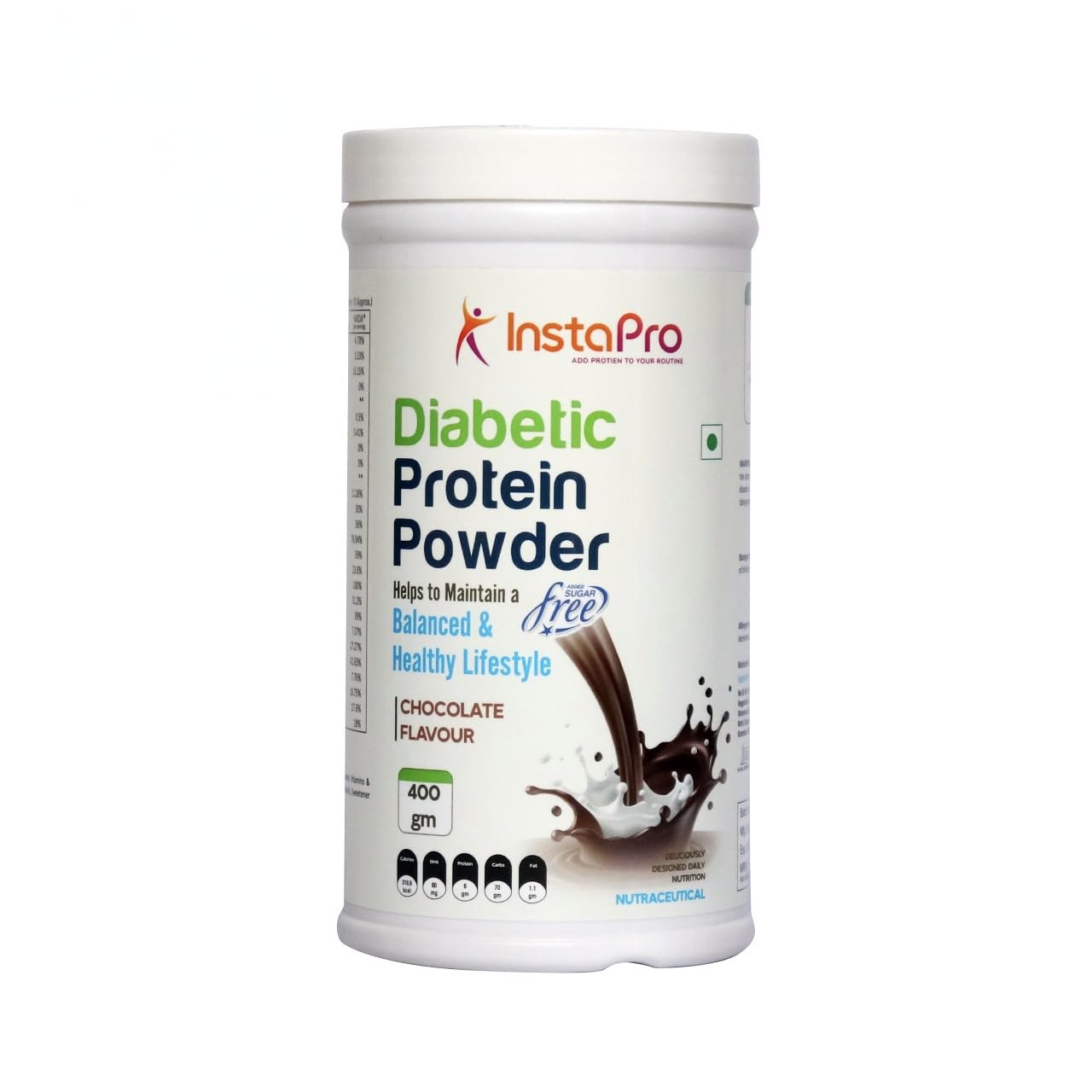 Daily Protein Powder | Zero Sugar, 9g Protein per Scoop, Light & Clean Nutrition | Suitable for Adults & Seniors | Chocolate Flavour, 400g