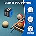HNQQ Nano Pool Cue Chalk – 144PCS Bulk Pack, Professional Billiard Chalk for Long-Lasting Grip, Low Deflection, Anti-Miscue, Tournament Grade