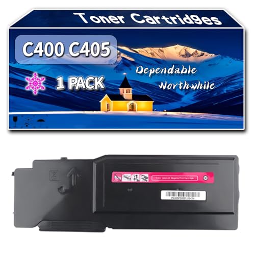 Compatible for Xerox C400 C405 Toner Cartridges, Work for Xerox VersaLink C400 C405 C400DN C405DN Printers, Toner Cartridges 106R03528 106R03530 106R03531 106R03529 (1 Pack Magenta)