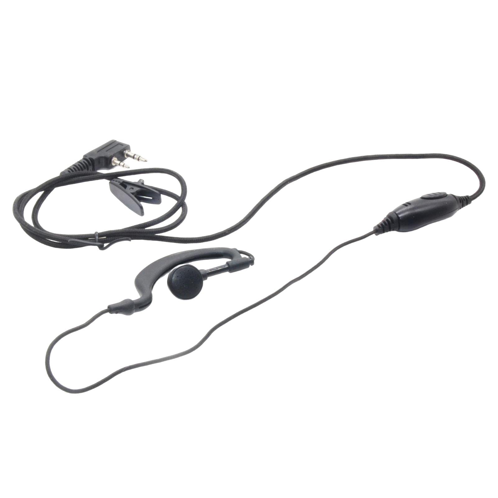 MERISHOPP Walkie Talkie Earpiece G Type Earhook Headset with Mic for 5Rb6 V8|Consumer Electronics | Radio Communication | Parts & Accessories |1Pcs Walkie Talkies Earpiece-picture-22