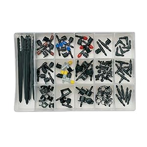 Orbit 69500 92-Piece Drip Irrigation Assortment Kit, Black