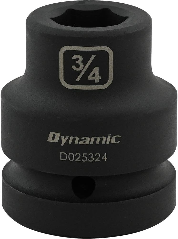 Dynamic D025324 Standard Impact Socket, 1" Dr. 3/4"