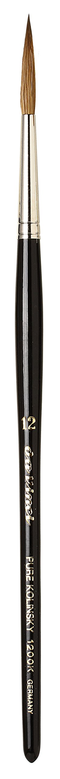 da Vinci Watercolor Series 1200k Maestro Paint Brush, Medium Needle Liner/Rigger Kolinsky Red Sable, Size 12