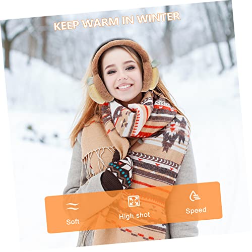 2pcs Girl Plush Earmuffs Winter Warm Ear Protectors for Ladies Boy Girl Outdoor 6