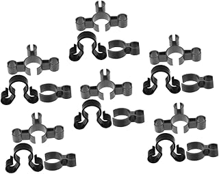 18pcs Bottle Holder Clips for Candles Bottle Safety Clips Portable Candle Holders for Parties Gatherings and Birthdays Material Space-Saving Design