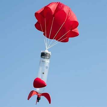 Relationshipware StratoChute 24 Red Rip-Stop Nylon Parachute for Water or Model Rocket