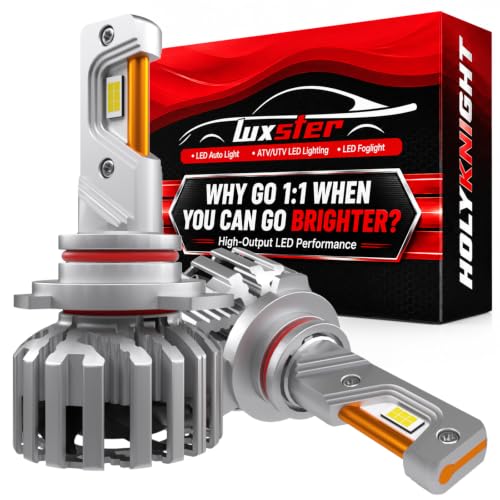 LUXSTER 9012 HIR2 Holyknight 50000lm High Lumen LED Bulb 6000K (2 Pack)