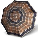  Knirps T.100 Duomatic - Ombrello tascabile, colore: Check (5380)