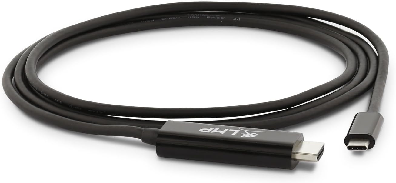 LMP 16055 USB-C 3.1 A HDMI 2.0 Cable, 1.8 m, Black