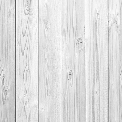 Papel de Parede Adesivo decoração Estilo Madeira Cinza